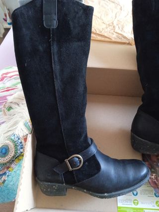 Botas altas El Naturalista negras