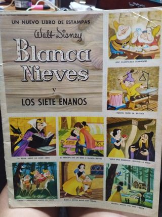 Libro cromos Blanca Nieves