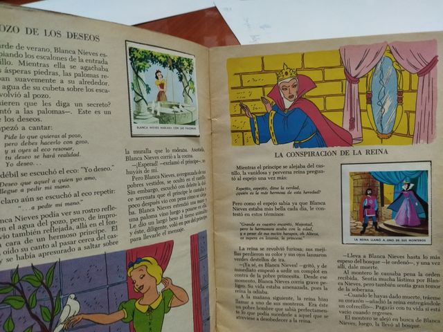 Libro cromos Blanca Nieves