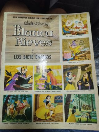 Libro cromos Blanca Nieves