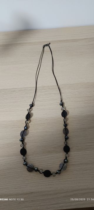 Colgante Plata-Negro