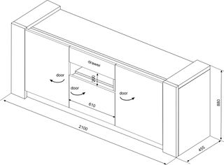 Aparador colección Aria nuevo