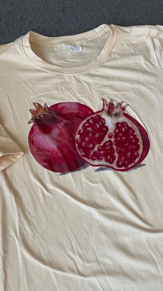 Camiseta granadas beige - XL