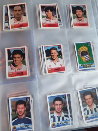 Colección completa sin pegar Bollycao liga 96-97.