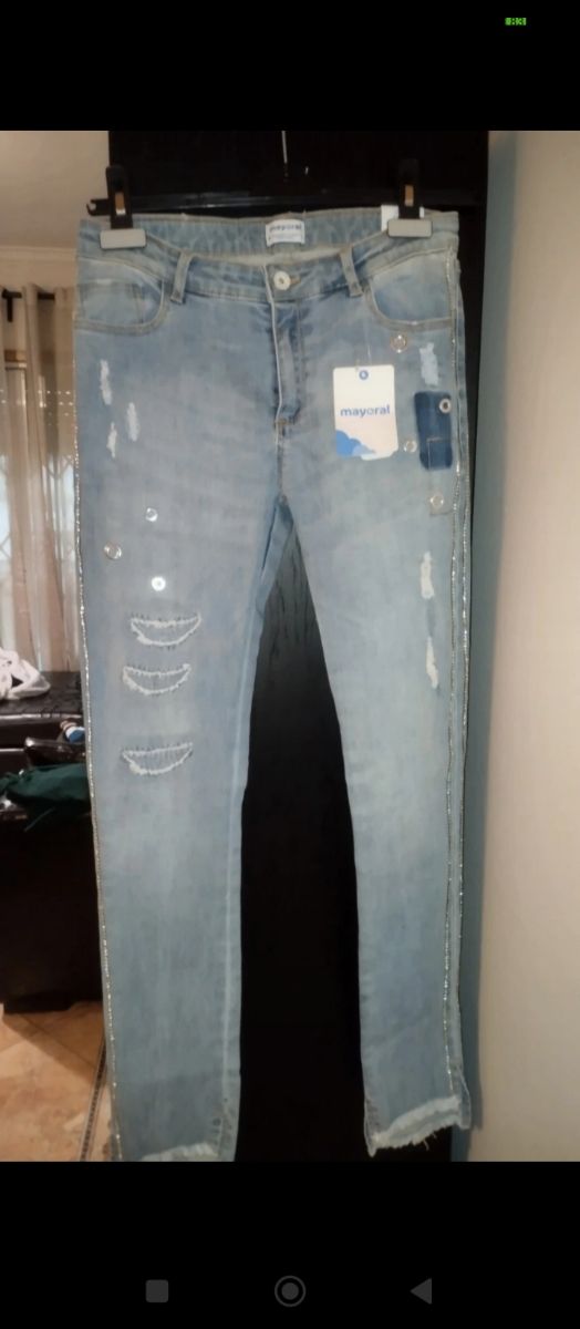 Jeans Mayoral 16 anos - Azul claro