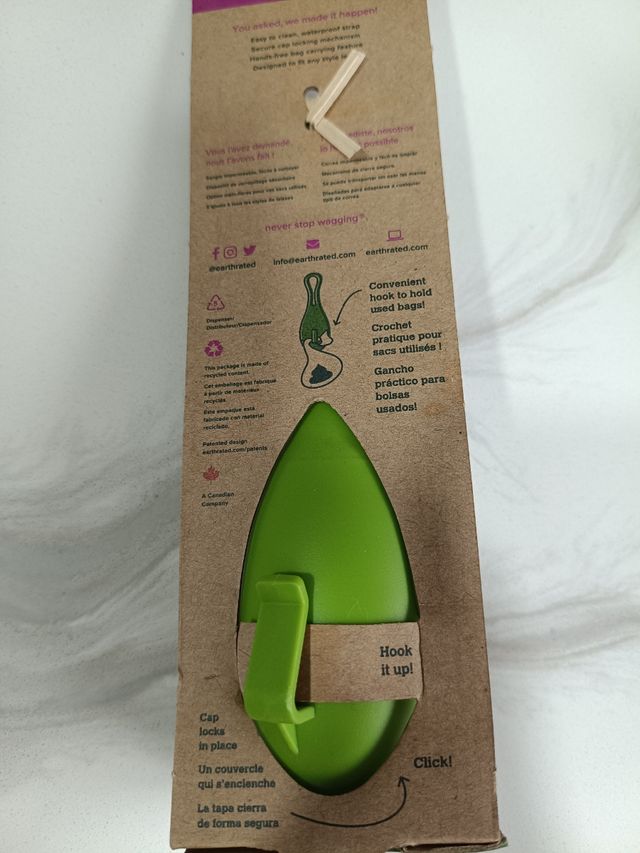 Dispensador bolsas perro Earth Rated
