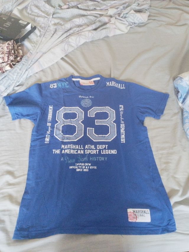 Camiseta Marshall azul talla XS