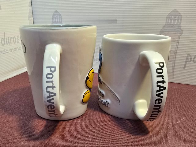 2 Tazas PortAventura: Woody & Cookie