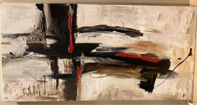 Cuadro abstracto 100x50cm