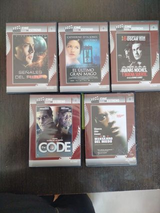 5 DVDs Cine de Estreno El País