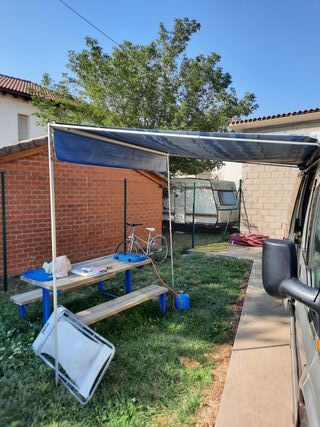 Toldo Fiamma Caravanstore azul usado