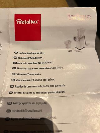 Picadora carne y picadora hielo