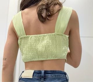 Corsé verde - Top corto