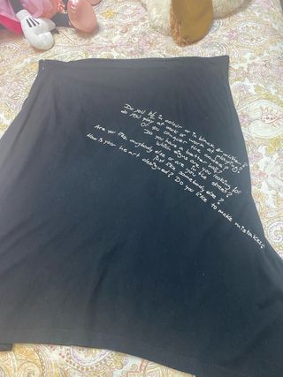 Falda asimétrica Desigual negra