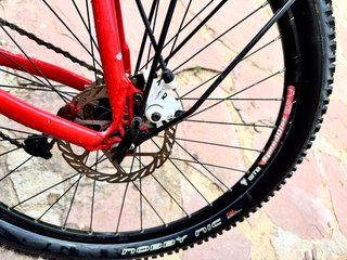 Bicicleta Orbea MTB roja
