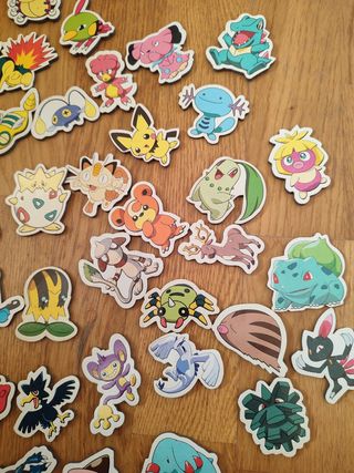 Imanes Pokémon segunda generación