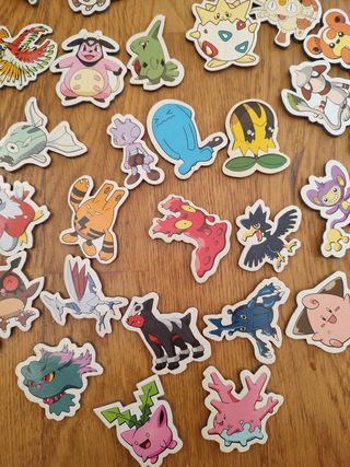 Imanes Pokémon segunda generación