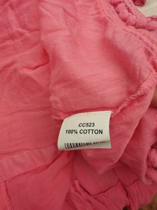 Abito  rosa ricamo pizzo da bimba 