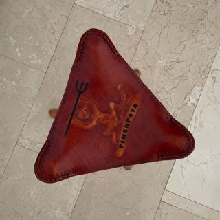 Taburetes piel | Madera plegables