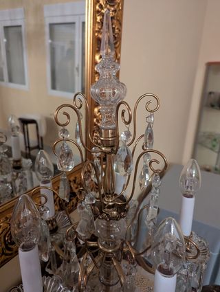 2 Lamparas techo Cristal María Teresa