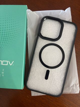 Custodia iPhone 14 Pro Max Trasparente e nera