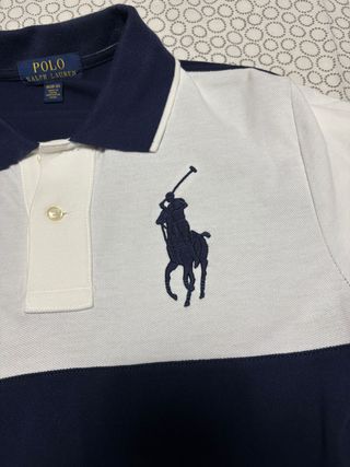 Polo Ralph Lauren niño - Azul/Blanco