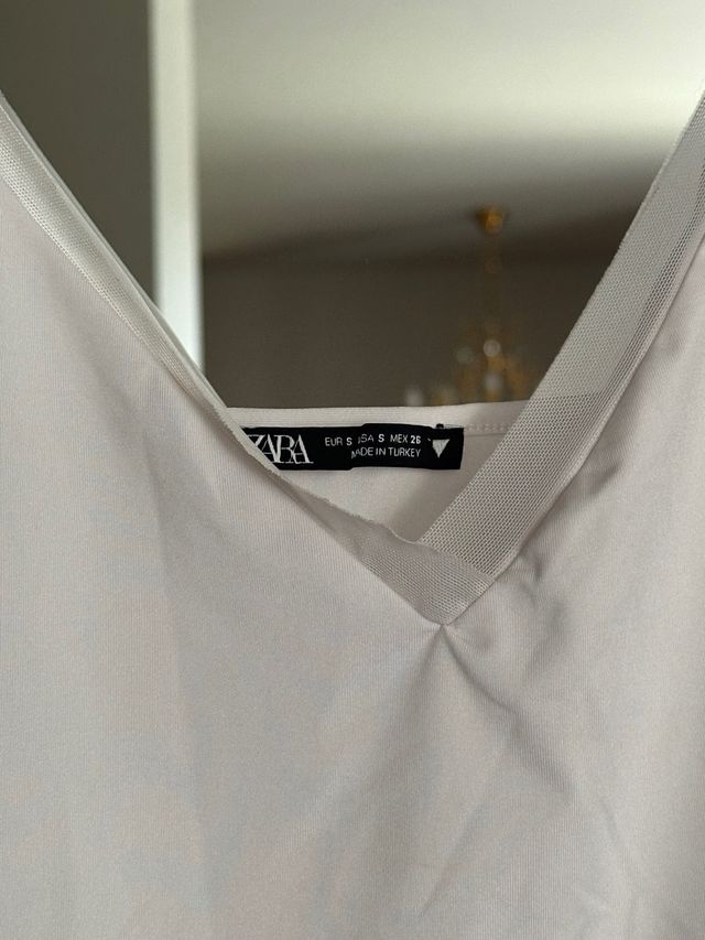 3 Canotte/Body Zara - Rosso, Bianco, Nero