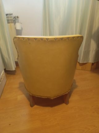 Butaca vintage amarilla