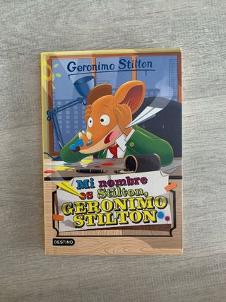 Libro “Mi nombre es Stilton, Geronimo Stilton”.