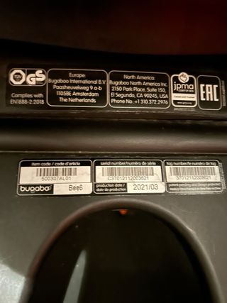 Bugaboo Bee 6 rosa - carrito bebé