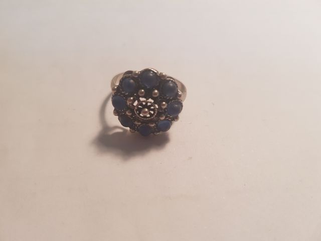 #1138 Anillo plata de ley 926 talla 17
