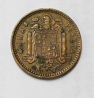 Moneda 1 Peseta España 1963 Estrella 63