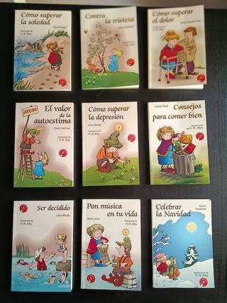 Pequeños libros de autoayuda diferentes temas