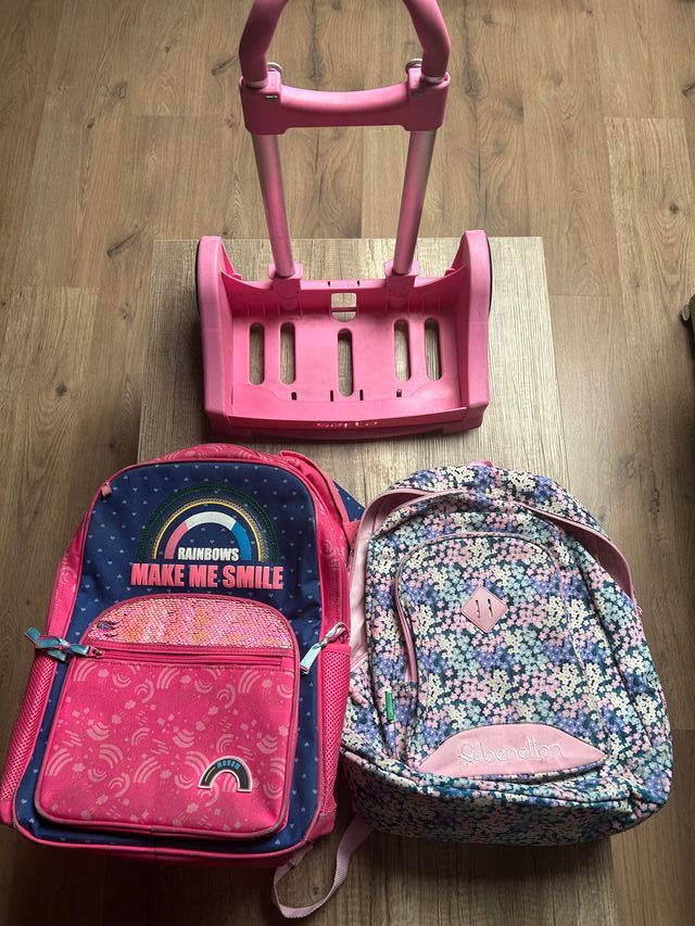 Mochila Benetton - Flores