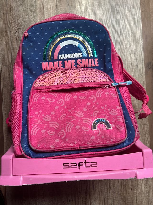 Mochila Benetton - Flores