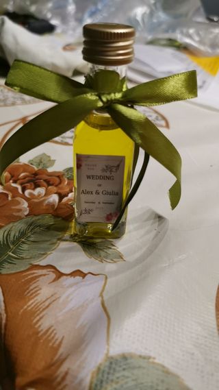 Bomboniere matrimonio: olio oliva da 20ml 