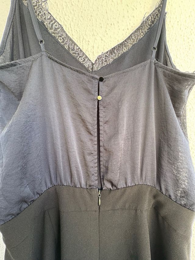 Macacão Preto - Renda e Alças Finas