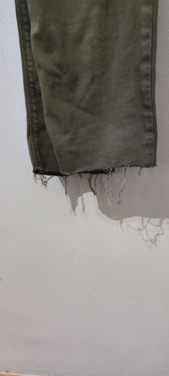 Pantalones Zara - Ajustados - Verde kaki