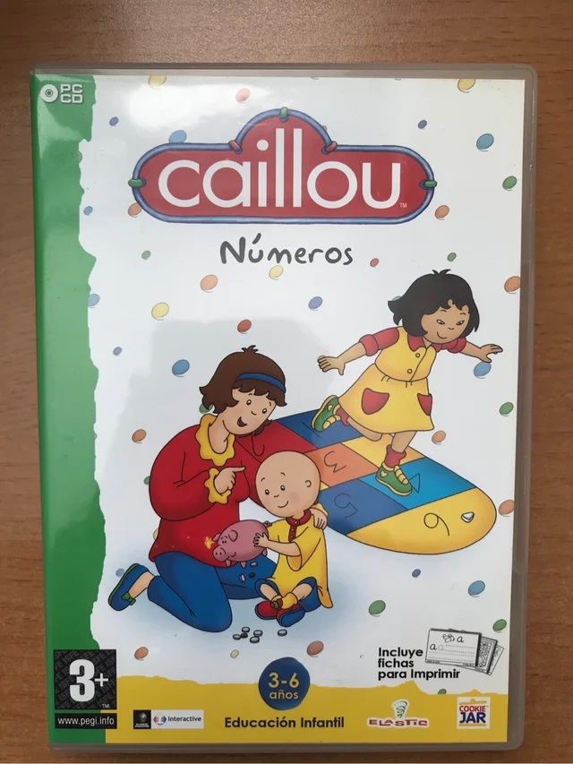 Caillou Números - CDROM Educativo