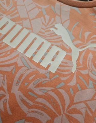 Vestido Puma estampado naranja