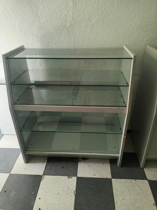 Vitrina expositora gris