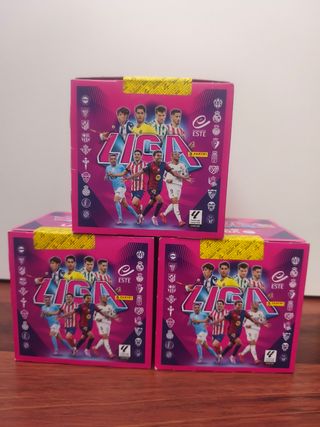 3 Cajas Cromos Liga Panini 2025-26
