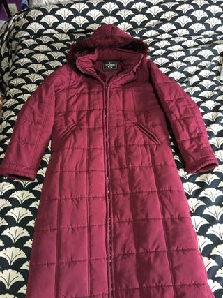 Abrigo acolchado rojo - Talla M