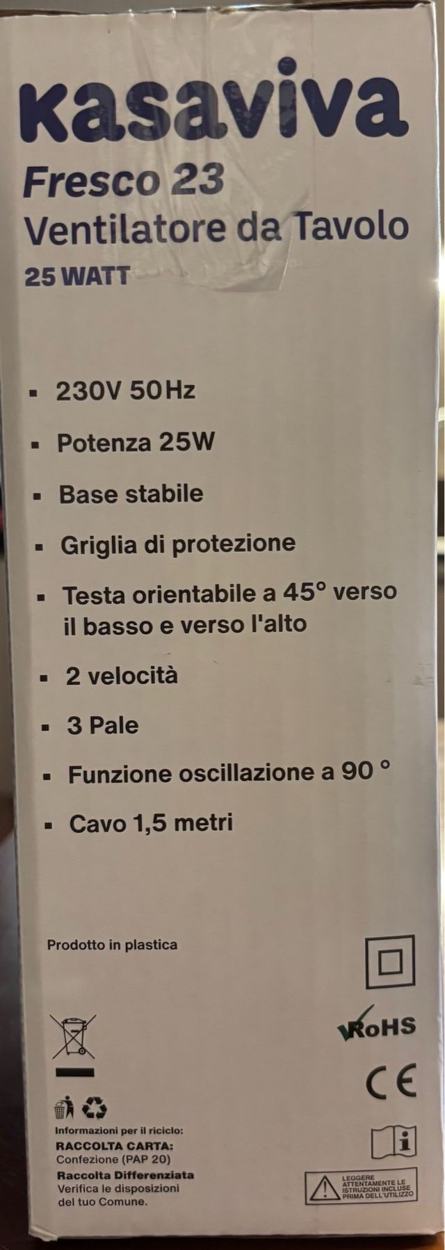Ventilatore Kasaviva Fresco 23