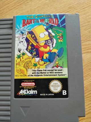 NES Simpsons Bart vs the World