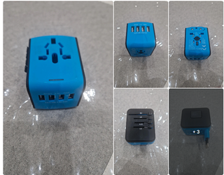 Adattatore Viaggio + Caricabatterie USB