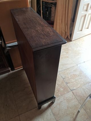 Vitrina madera maciza cristal