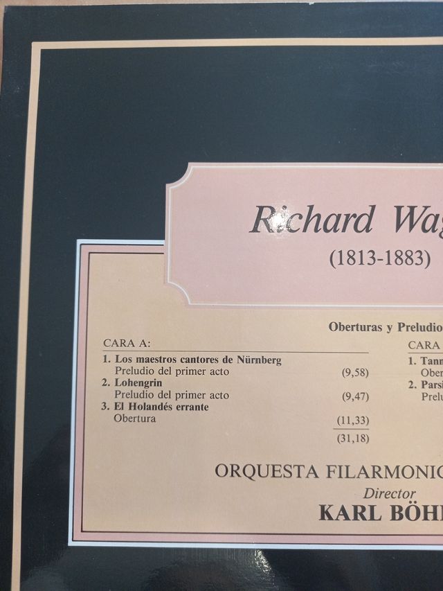 Vinilo Wagner - Karl Böhm