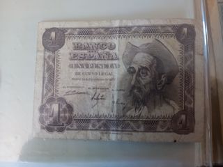 Billete 1 Peseta España 1951