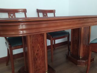Mesa comedor extensible madera